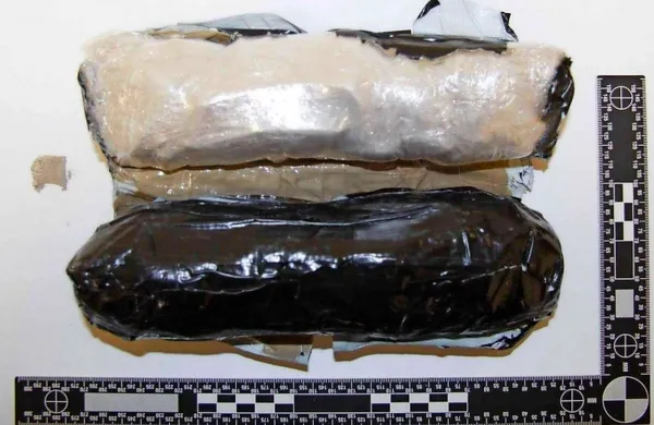 Ljubljanski policisti so v četrtek v večernih urah  zaradi vožnje 
skozi rdečo luč ustavili vozilo in v njem odkrili kilogram 
heroina.