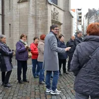 Lokavčani so pospremili Evgena Bavčarja v Bruselj