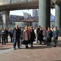 Lokavčani so pospremili Evgena Bavčarja v Bruselj