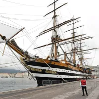 Amerigo Vespucci v Trstu že vleče poglede nase