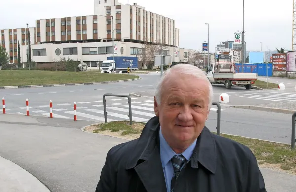 Josef Zrim je bil zadnjič v Kopru pred šestimi leti, včeraj pa je pričal prek video povezave 
iz Pertha.

