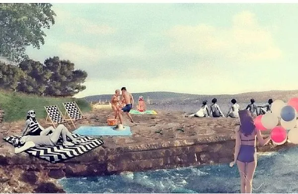 Za pivo na plaži bo skrbela občina