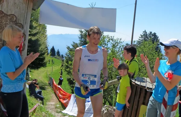 Na Čaven je drugi pritekel Simon Alič (Nanos).