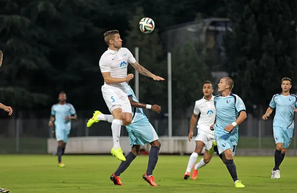 Za nogometaše Gorice (v modrih dresih) je bil norveški Molde 
pred dvema letoma previsoka ovira.