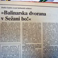 Pred 25 leti je balinanje na Sežanskem doživljalo pravi 
razcvet.