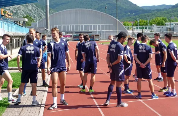 Nogometaši Gorice so se včeraj v športnem parku prvič zbrali 
pred začetkom nove sezone.