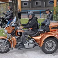 Harleja&scaron;i so se ustavili tudi v Solkanu