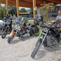 Harleja&scaron;i so se ustavili tudi v Solkanu