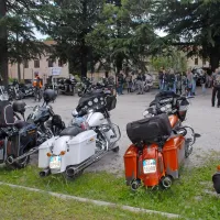 Harleja&scaron;i so se ustavili tudi v Solkanu