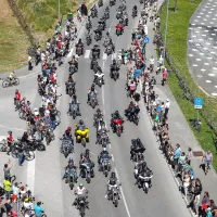 Harleya&scaron;i so se podali na paradno vožnjo po istrskih cestah (foto)