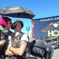 Harleya&scaron;i so se podali na paradno vožnjo po istrskih cestah (foto)