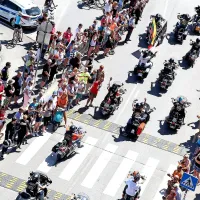 Harleya&scaron;i so se podali na paradno vožnjo po istrskih cestah (foto)