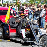 Harleya&scaron;i so se podali na paradno vožnjo po istrskih cestah (foto)