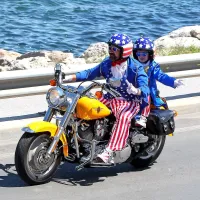 Harleya&scaron;i so se podali na paradno vožnjo po istrskih cestah (foto)