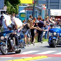 Harleya&scaron;i so se podali na paradno vožnjo po istrskih cestah (foto)