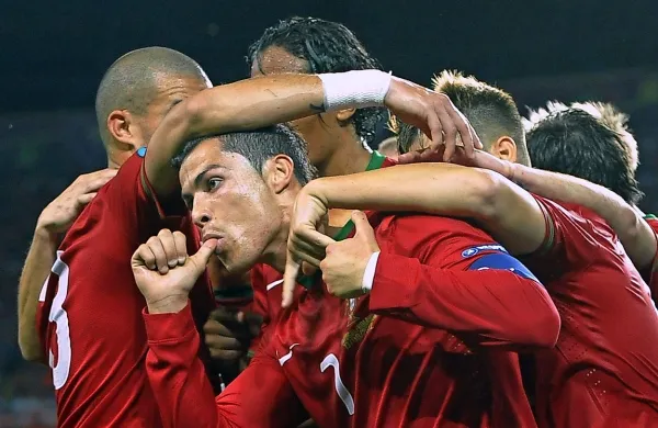 Cristiano Ronaldo v sredini
