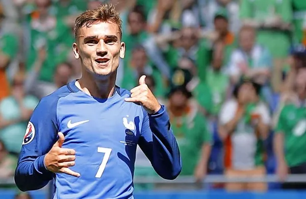 Antoine Griezmann je bil junak francoske zmage nad Republiko Irsko. 