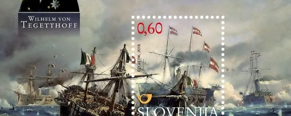 18. julija, dva dni pred okroglo obletnico,  bo izšel slovensko-hrvaški blok z znamkami ob 150- 
letnici bitke pri Visu