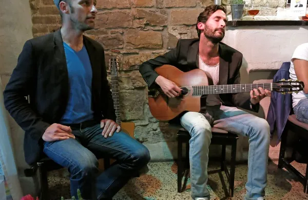 Teo Collori (desno) in Metod Banko