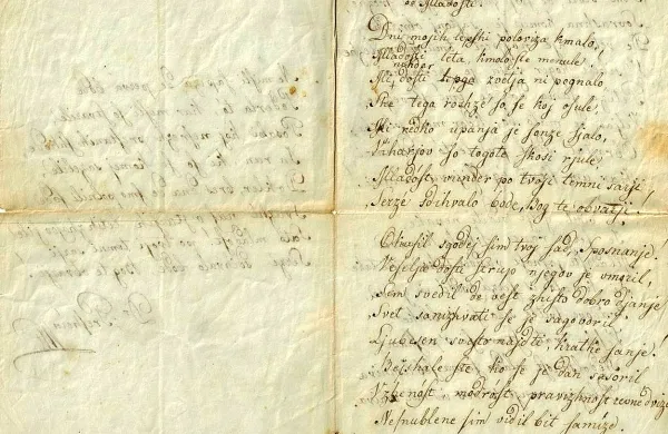  Prešernova rokopisa, ki ju bodo jutri predstavili v Ljubljani, sta po oceni 
strokovnjakov dobro ohranjena.