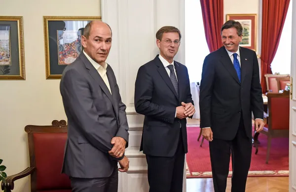 Janez Janša, Miro Cerar in Borut Pahor