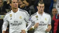 Soigralca pri Realu, tekmeca v jutrišnjem polfinalu EP: 
Cristiano Ronaldo (levo) in Gareth Bale. 