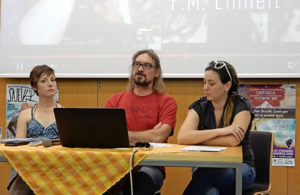 Program letošnjega festivala Sajeta so predstavili Sanja 
Leban Popov, Janez Leban in Urška Mežnar.
