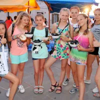 Na Eurofestu so bili tudi dobrodelni, zbrali so 800 evrov (foto)