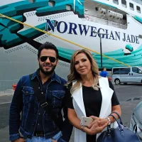Neshan Der Haroutiounian in Nadine Tarabay sta se veselila 
ogleda Primorske.
