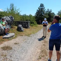 Včeraj dopoldne so snemali pripoved o generalu Boroeviću. 