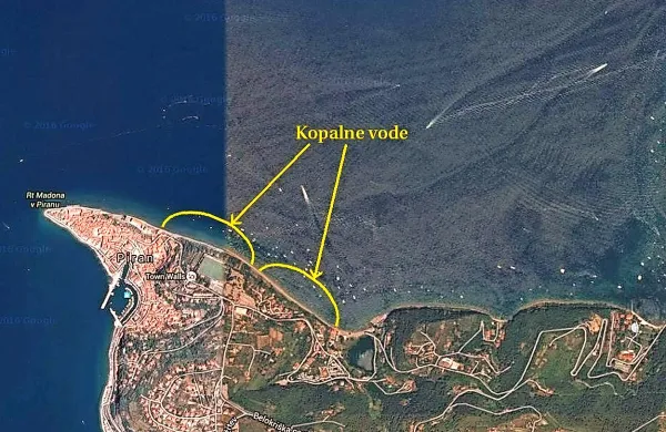 Za zdaj bodo označili kopališča  pod piransko cerkvijo do 
Fiese, pod strunjanskimi klifi in izolskimi Belimi skalami. V 
prihodnje pa bo jih bo lahko še več, če se bo pokazala 
potreba, pravi Klinec. Denimo v Ankaranu, kjer se z ureditvijo 
kopališča srečujejo tudi s sidranjem in plovbo preblizu 
obale. 

