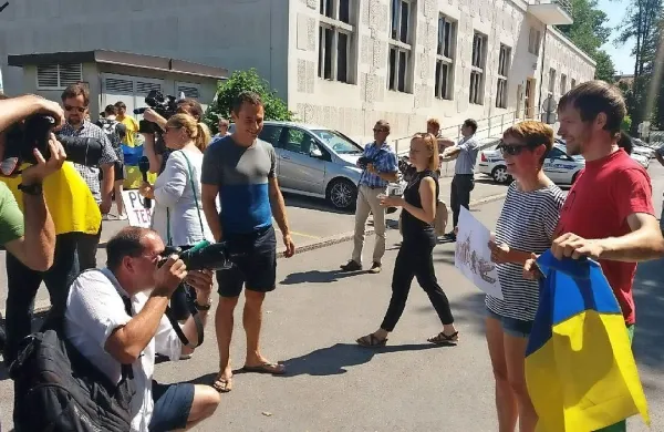 V Ljubljani protest proti Putinovemu obisku