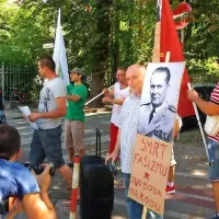 V Ljubljani protest proti Putinovemu obisku