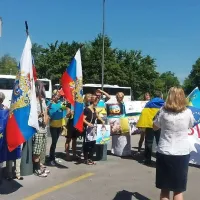 V Ljubljani protest proti Putinovemu obisku