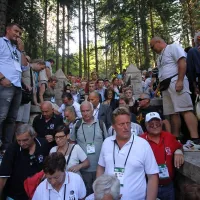 Gozd ob Ruski kapelici ob Putinovem obisku preplavila množica (foto)