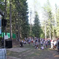 Gozd ob Ruski kapelici ob Putinovem obisku preplavila množica (foto)