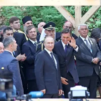 Putin je na Vršič prispel z večjo zamudo.