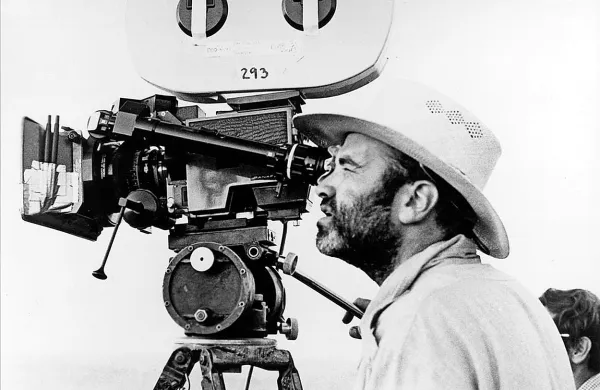 Terrence Malick med snemanjem Nebeških dni