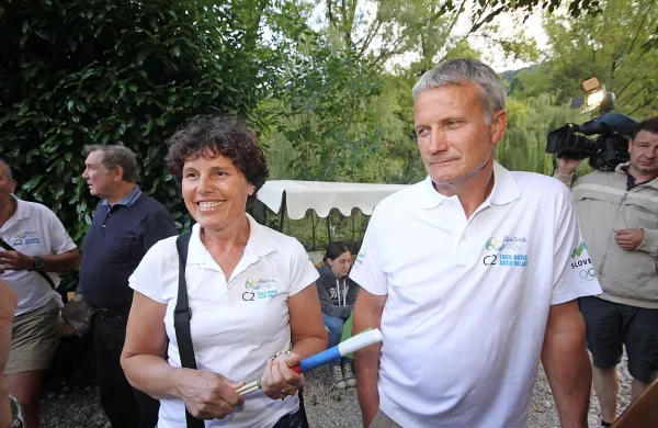 Mama Mateja in oče Peter, starša Luke Božiča