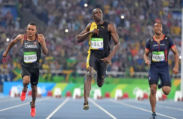 Bolt na 100 metrov začel pohod  na trojni trojček