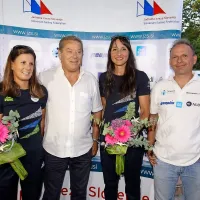 Svečan sprejem za Tino Mrak in  Veroniko Macarol