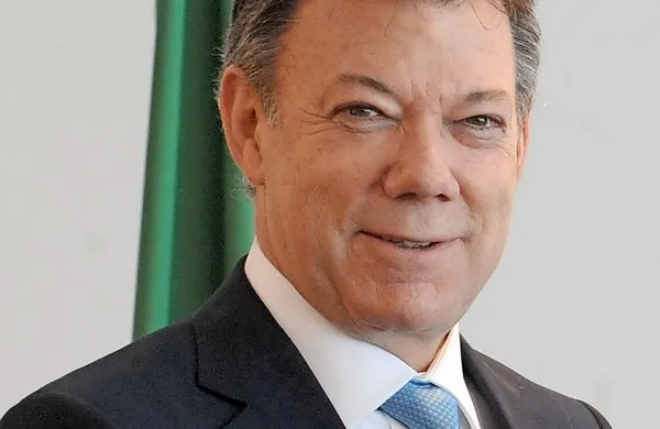 Kolumbijski predsednik Juan Manuel Santos
