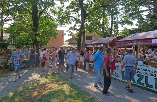 Tržnica s kraškimi dobrotami je pretegnila veliko ljudi, a še 
več se jih je ustavilo ob kotlih krajevnih skupnosti. 
