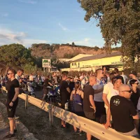 S skuterji zavzeli obalno cesto Izola-Koper