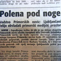 Primorske novice so bile kljub nasprotovanju Dnevnika, češ 
da je projekt nerealen, odločene, da postanejo dnevni 
časopis, kar se je 27. septembra 2004 tudi zgodilo.