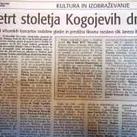 V Kanalu so pripravili že 25. Kogojeve dneve.