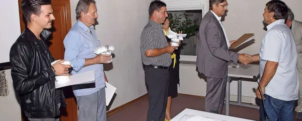 Janko Bočaj, &scaron;ampion prvega Festivala  namiznih oljk
