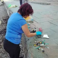 Obala  je lažja za 123 kilogramov odpadkov