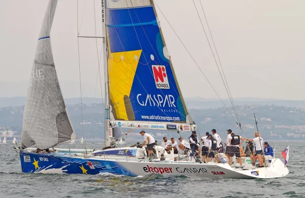 Adriatic Europa, zmagovalna jadrnica zadnje regate pred 
Barkolano