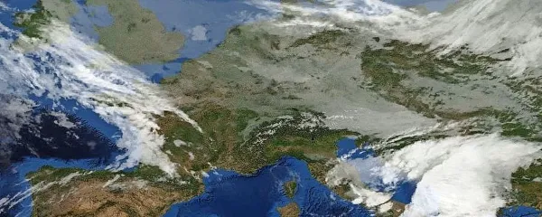 Včeraj se je prehodno okrepil anticiklon.